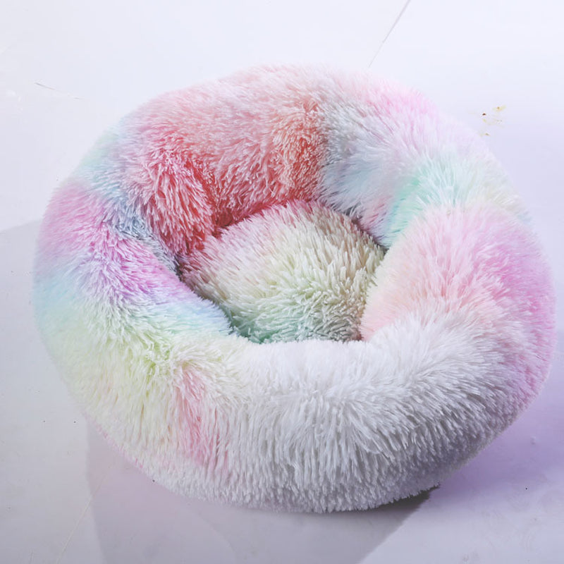 Plush Pet Nest,
 Cozy Plush Pet Bed,
 Plush Pet Nest for Dogs and Cats,
 Soft Pet Nest Bed,