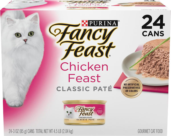 Chicken Feast Classic Pate Collection Grain Free Wet Cat Food,
Grain Free Wet Cat Food,
Chicken Pate Cat Food,
Classic Grain Free Cat Food
