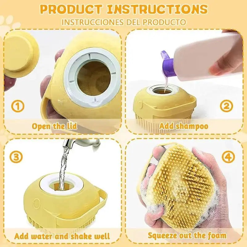 Cateby Luxury Pet Bath Brush Grooming Tool - CatebyPets