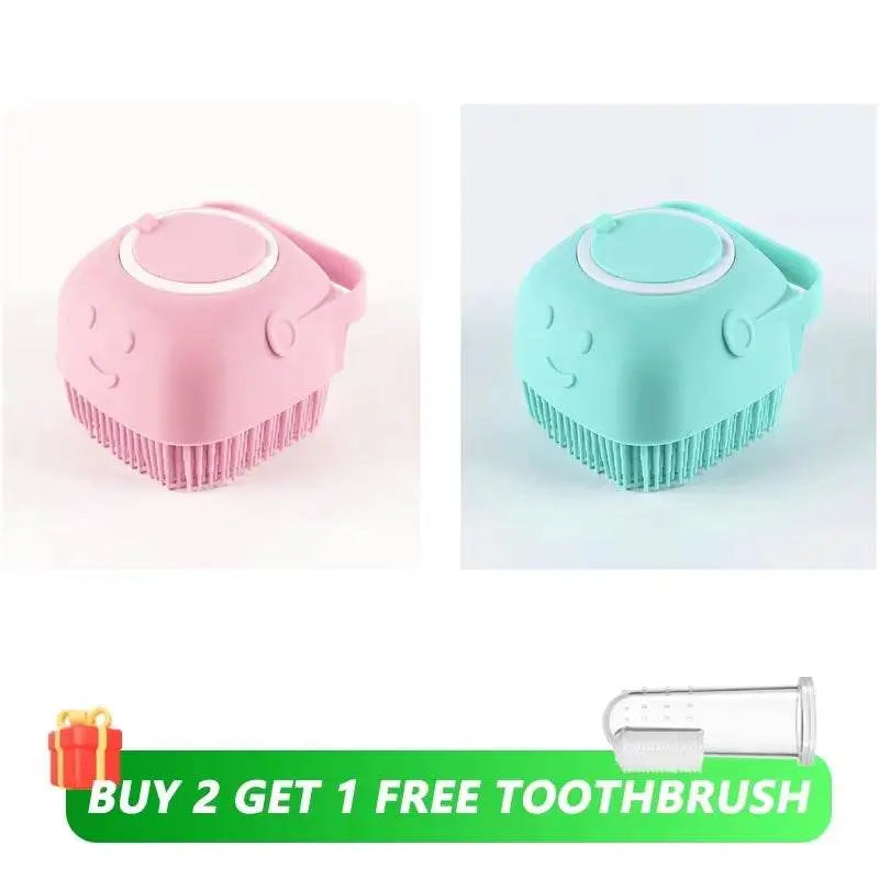 Cateby Luxury Pet Bath Brush Grooming Tool - CatebyPets