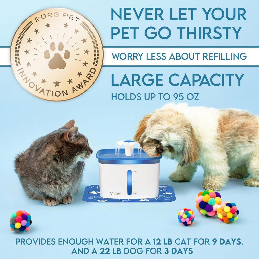 Pet Fountain, Automatic Water Fountain with ReplacPet Fountain, Automatic Water Fountain with Replacement Filters for Cats, Dogs, Multiple Pets (Blue, Plastic),
petition:
Automatic Pet Water Fountain,
Pet Fountain with Filter,
Multiple Pet Water Fountainement Filters for Cats, Dogs, Multiple Pets (Blue, Plastic)