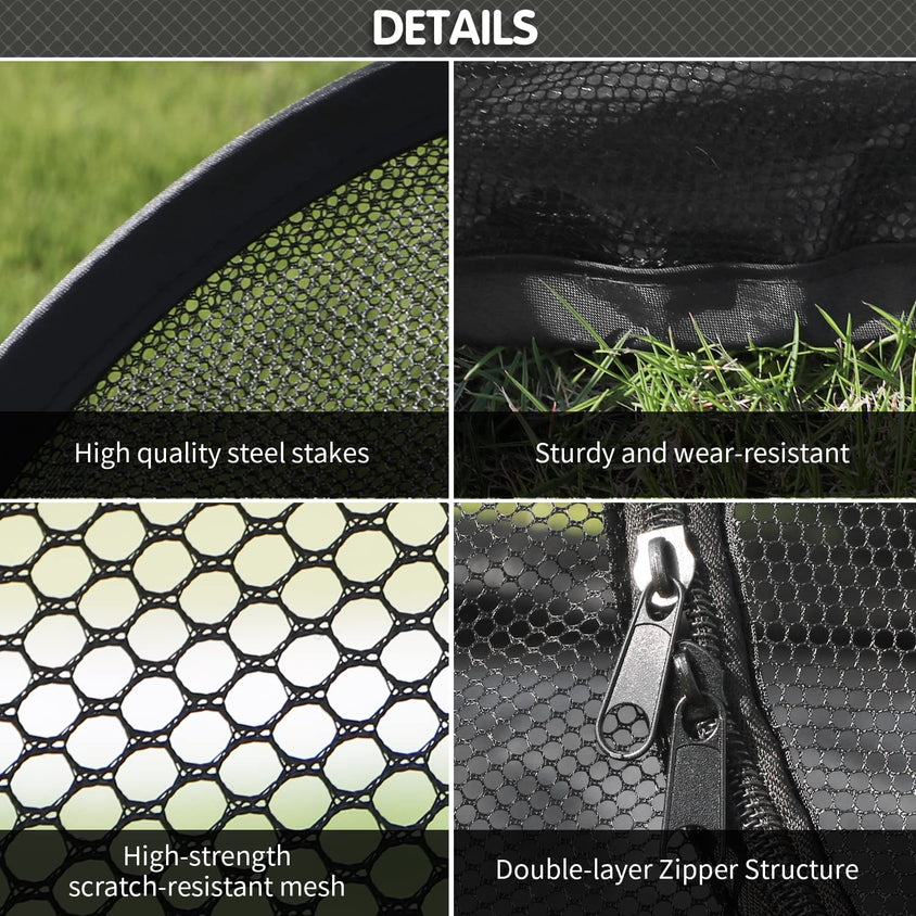 TailTastic Cat Playpen,3-in-1 Surround Tunnel for Indoor & Outdoor Use