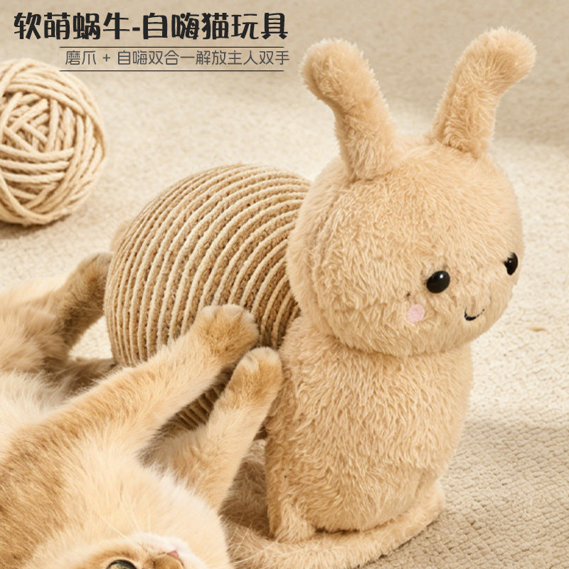 羊驼蜗牛立式猫抓板猫爪柱子幼猫耐磨不易掉屑麻绳耐抓自嗨解闷 - CatebyPets