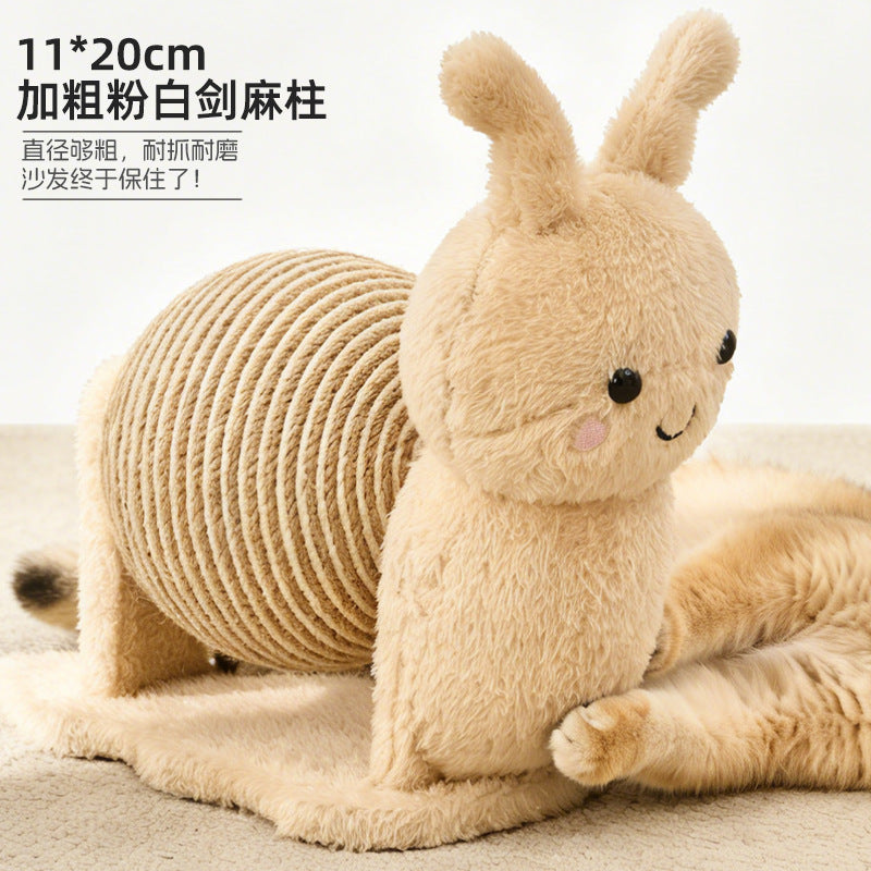 羊驼蜗牛立式猫抓板猫爪柱子幼猫耐磨不易掉屑麻绳耐抓自嗨解闷 - CatebyPets