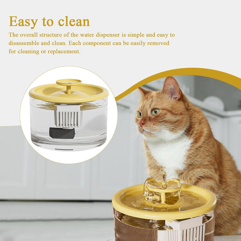 HydraFlow Automatic Water Dispenser for Cats & Caterpillar Dogs - CatebyPets