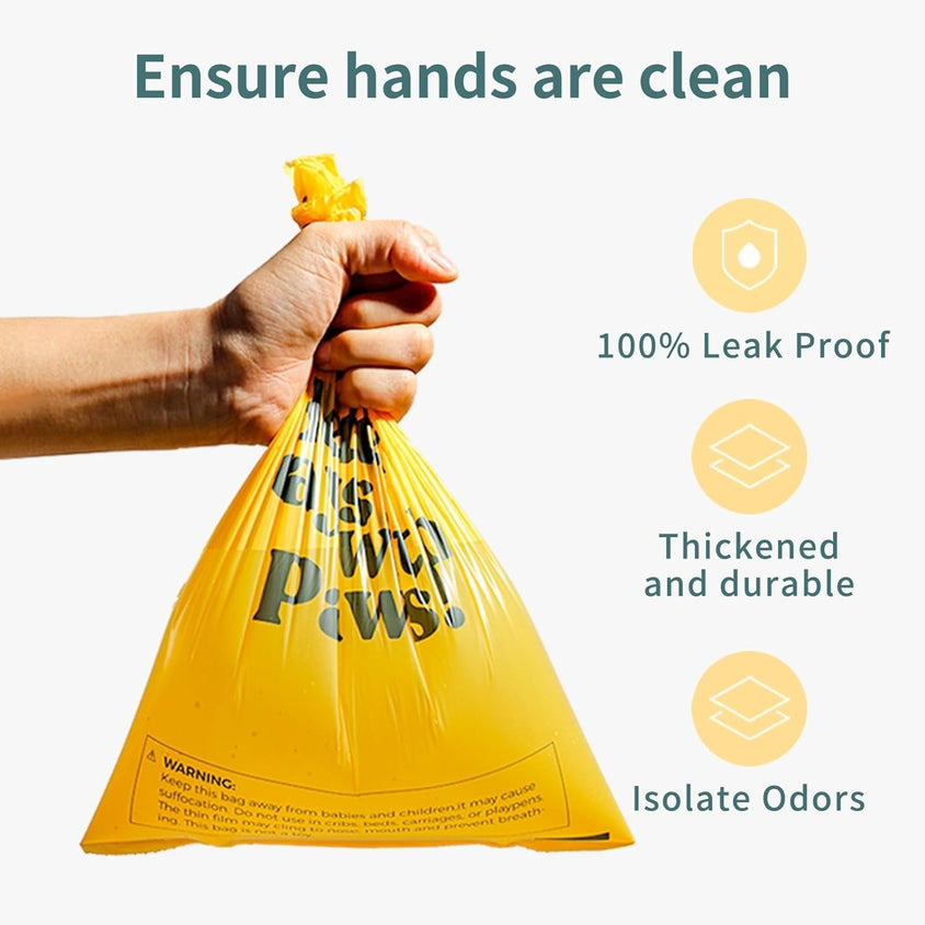 Eco-Friendly Biodegradable Dog Waste Bags - Compostable Rolls - CatebyPets