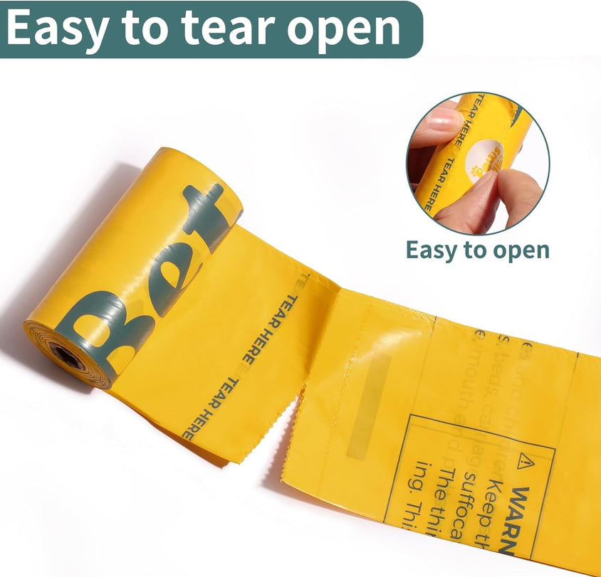 Eco-Friendly Biodegradable Dog Waste Bags - Compostable Rolls - CatebyPets