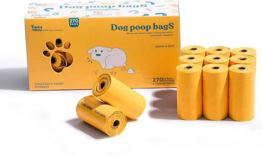 Eco-Friendly Biodegradable Dog Waste Bags - Compostable Rolls - CatebyPets