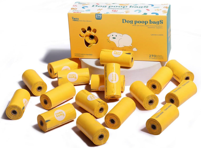Eco-Friendly Biodegradable Dog Waste Bags - Compostable Rolls - CatebyPets