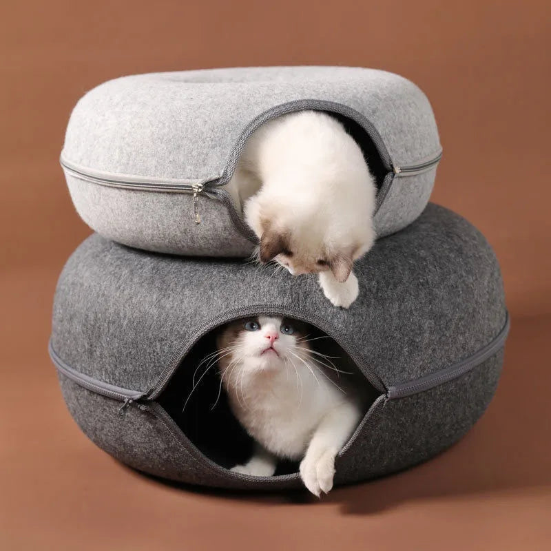 Cat Breeds Adventure Tunnel and Cozy Bed by Cateby - CatebyPets