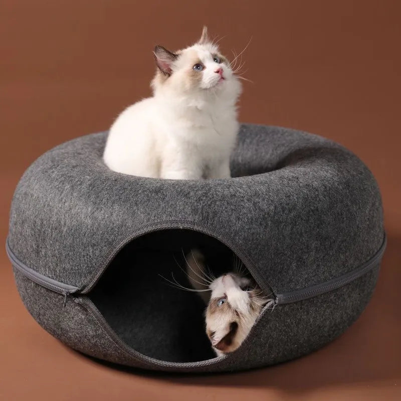 Cat Breeds Adventure Tunnel and Cozy Bed by Cateby - CatebyPets