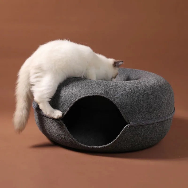 Cat Breeds Adventure Tunnel and Cozy Bed by Cateby - CatebyPets