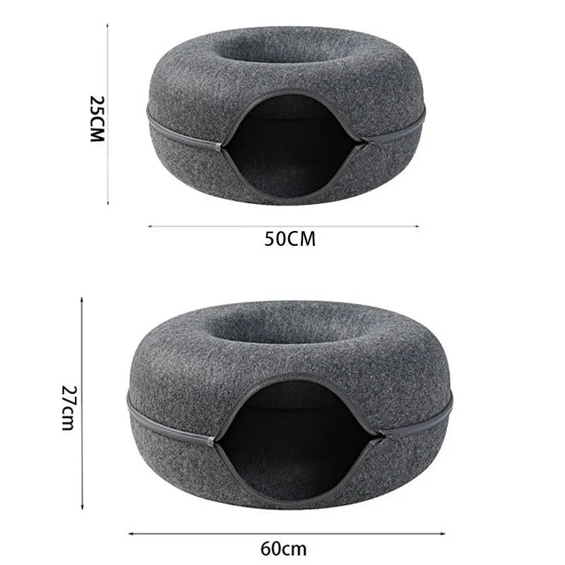 Cat Breeds Adventure Tunnel and Cozy Bed by Cateby - CatebyPets