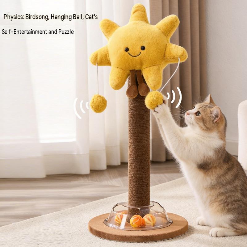 Cat House Scratching Post: Cartoon Fruit Cat Scratch Pad