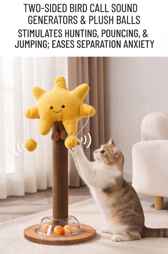 Cat House Scratching Post: Cartoon Fruit Cat Scratch Pad - CatebyPets
