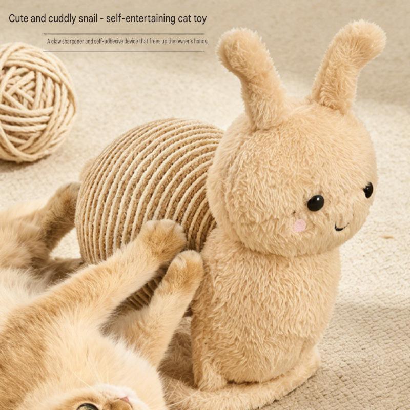 Cat Scratching Post Vertical Alpaca Snail Claw Scratch Tower - CatebyPets