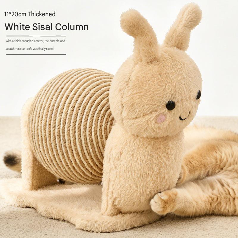 Cat Scratching Post Vertical Alpaca Snail Claw Scratch Tower - CatebyPets