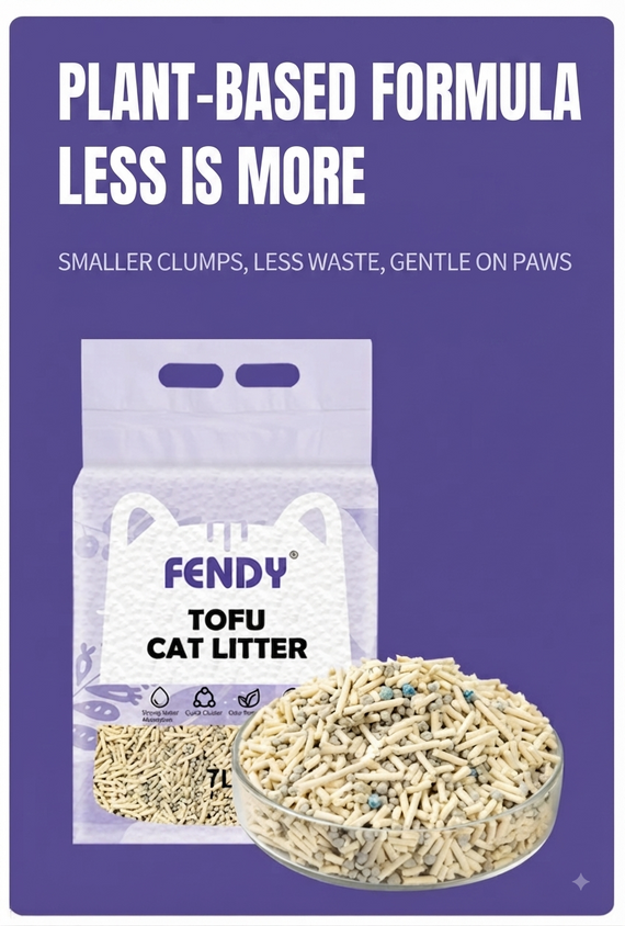 Clumping Cat Litter Eco-Purrfection Eco-Friendly Tofu & Bentonite - CatebyPets