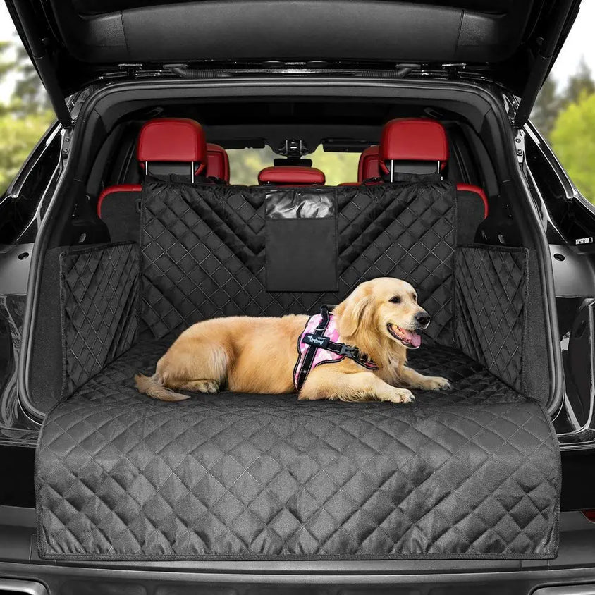 Waterproof Dog Car Seat Cover Trunk Case Dog Car Transporter Travel Mat Pad Dog Carriers Hammock For Small Medium Large Dogs - CatebyPets