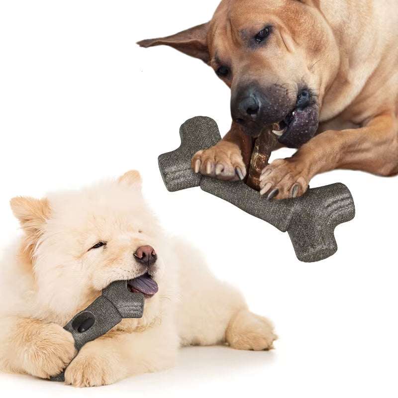 Dog Chewing Bone & Snack Retainer - Durable Toy for Dogs - CatebyPets