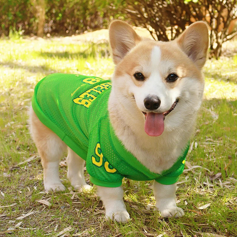 Summer LA Style Pet Dog Cooling Vest Dog Clothes Summer Breathable Shirt Small Medium Large Dog Puppy French Bulldog Pet Clothes - CatebyPets
