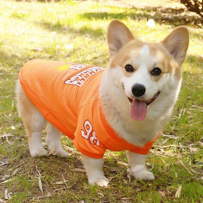 Summer LA Style Pet Dog Cooling Vest Dog Clothes Summer Breathable Shirt Small Medium Large Dog Puppy French Bulldog Pet Clothes - CatebyPets