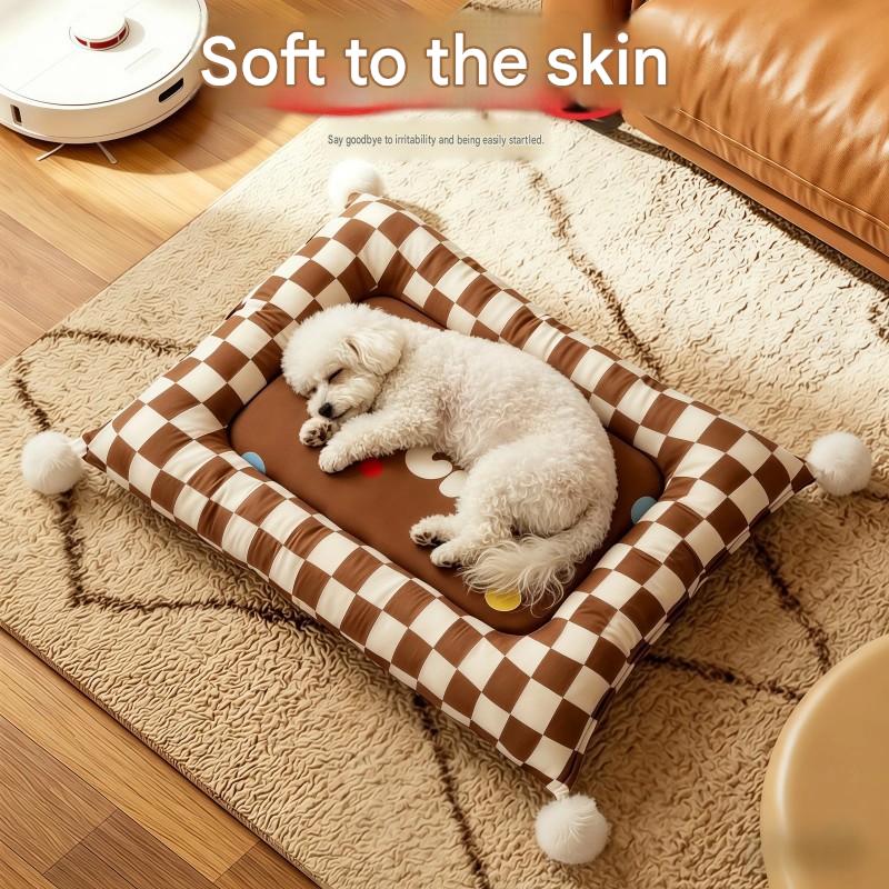Dog Pet Bed Breathable Striped Removable Washable All-Season