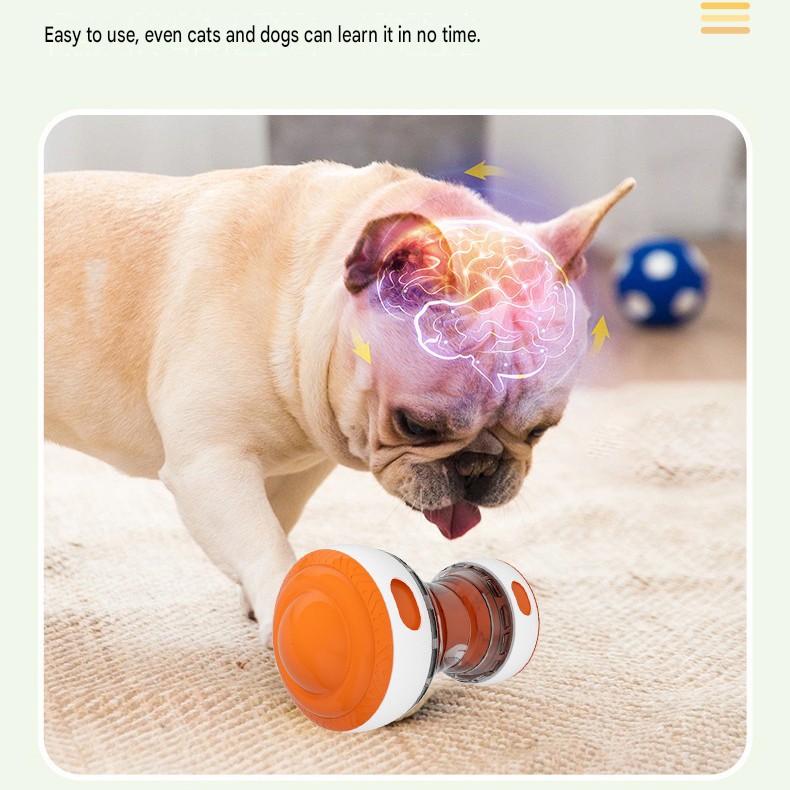 Dog Toy Ball Treat Dispenser, Bite-Resistant ABS Chew Leak-Free - CatebyPets