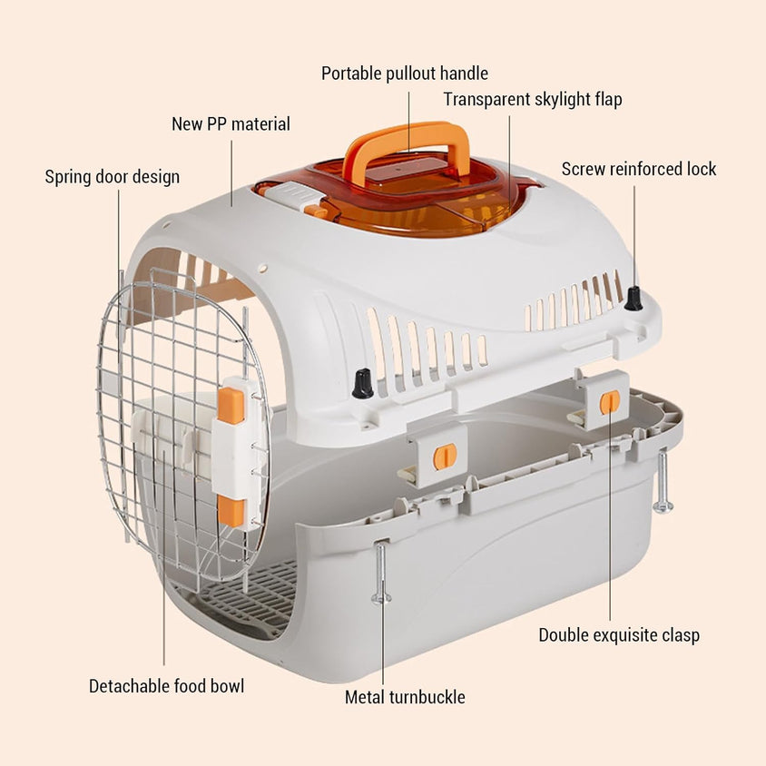 Dog in Dog Cozy Pet Bed Carrier with Removable Washable Cover - CatebyPets