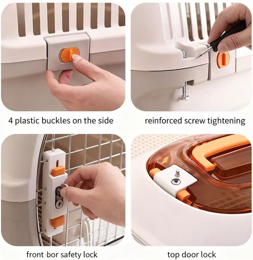 Dog in Dog Cozy Pet Bed Carrier with Removable Washable Cover - CatebyPets