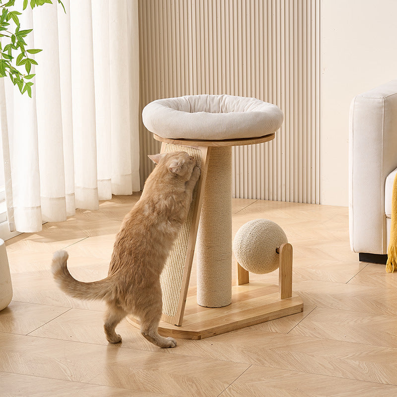 Eco-Friendly Luxury Scratch Cat Lounge & Scratcher - CatebyPets