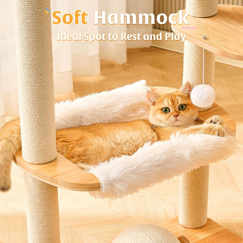 Eco-Friendly Luxury Scratch Cat Lounge & Scratcher - CatebyPets