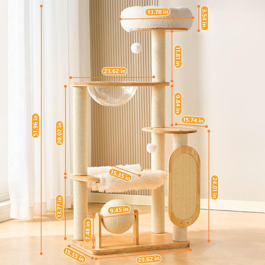 Eco-Friendly Luxury Scratch Cat Lounge & Scratcher - CatebyPets