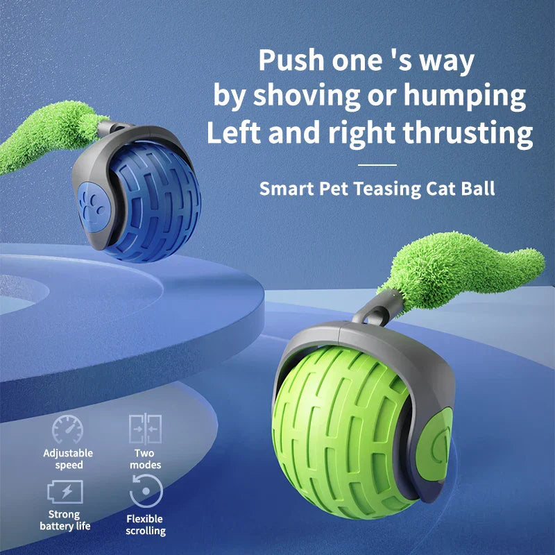 Interactive Pet Toys Ball Auto Electric Rolling Ball - CatebyPets