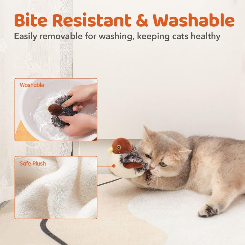 Rechargeable Flapping Bird Sparrow : Soar into a World of Wonder! - CatebyPets