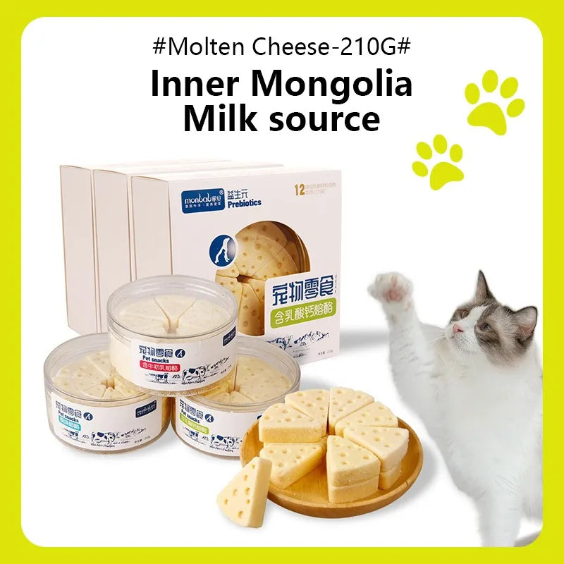 Pet Freeze-dried Food High Calcium Cheese Rich in Nutrients Cat Dog Snacks Aid Digestion Snacks Calcium Supplements Dairy tablet - CatebyPets