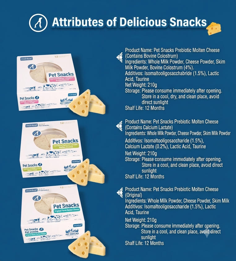 Freeze Dried Cheese Dog Treats High Calcium Probiotic Cat Dog Snacks - CatebyPets