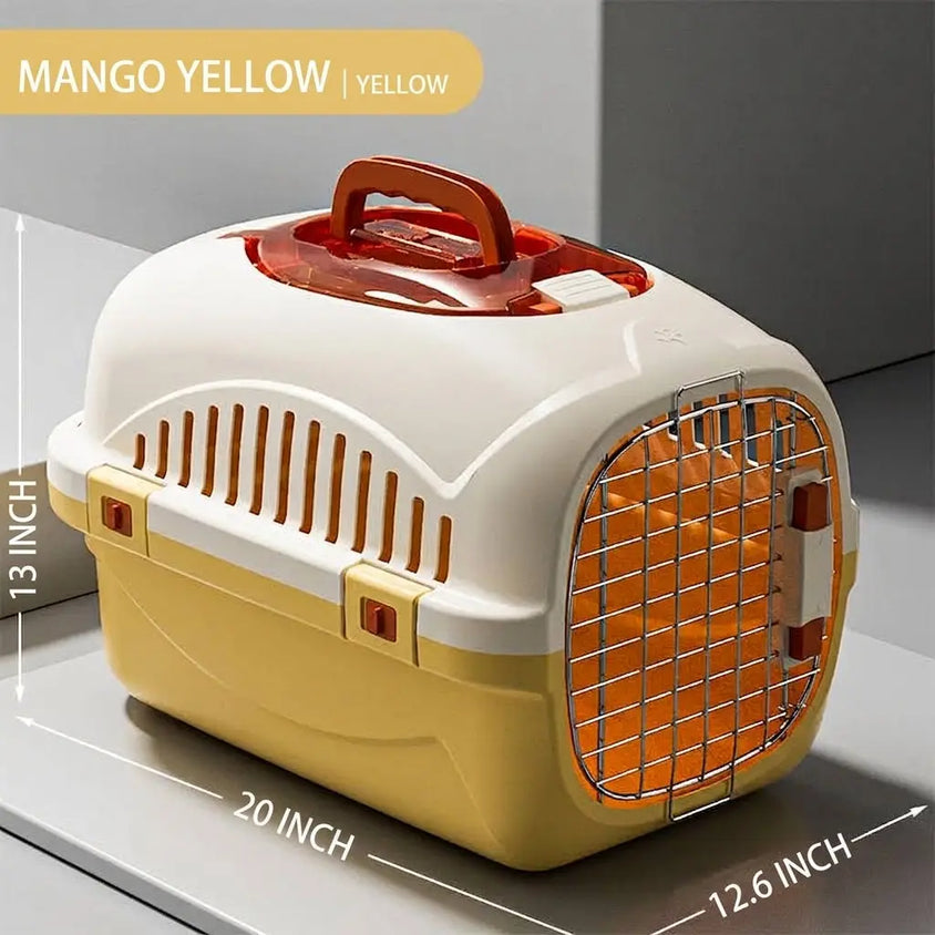 Airline Approved Pet Carrier – Hard Shell Carrier with 360° Ventilation