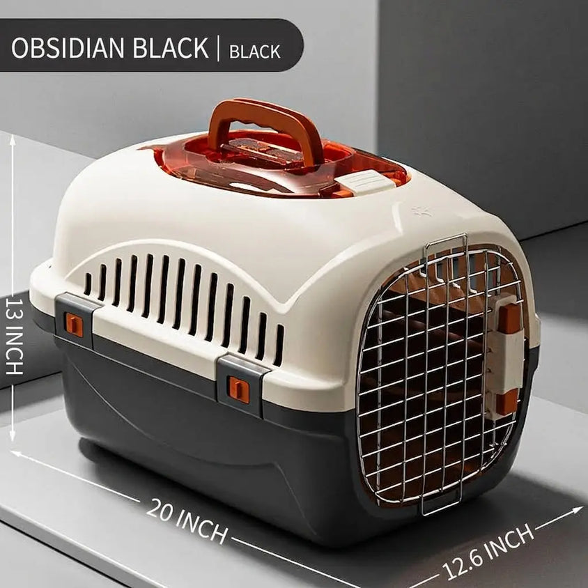 Airline Approved Pet Carrier – Hard Shell Carrier with 360° Ventilation