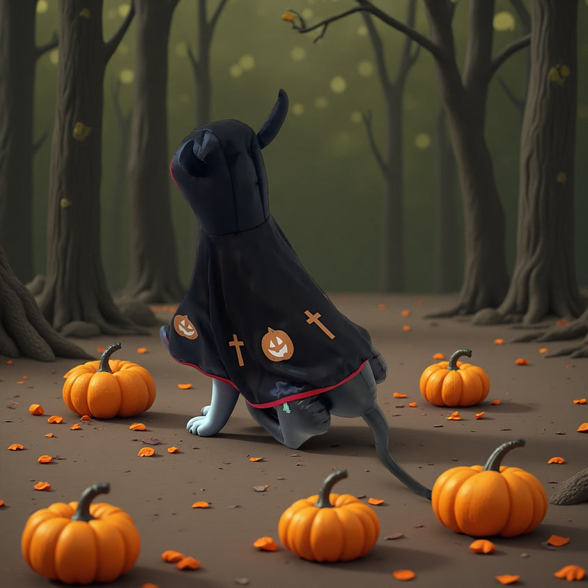 Halloween Town Enchanted Pet Capes & Cloaks for Cats & Dogs - CatebyPets