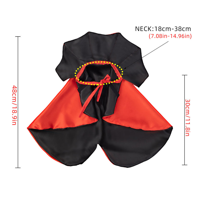 Halloween Town Enchanted Pet Capes & Cloaks for Cats & Dogs - CatebyPets