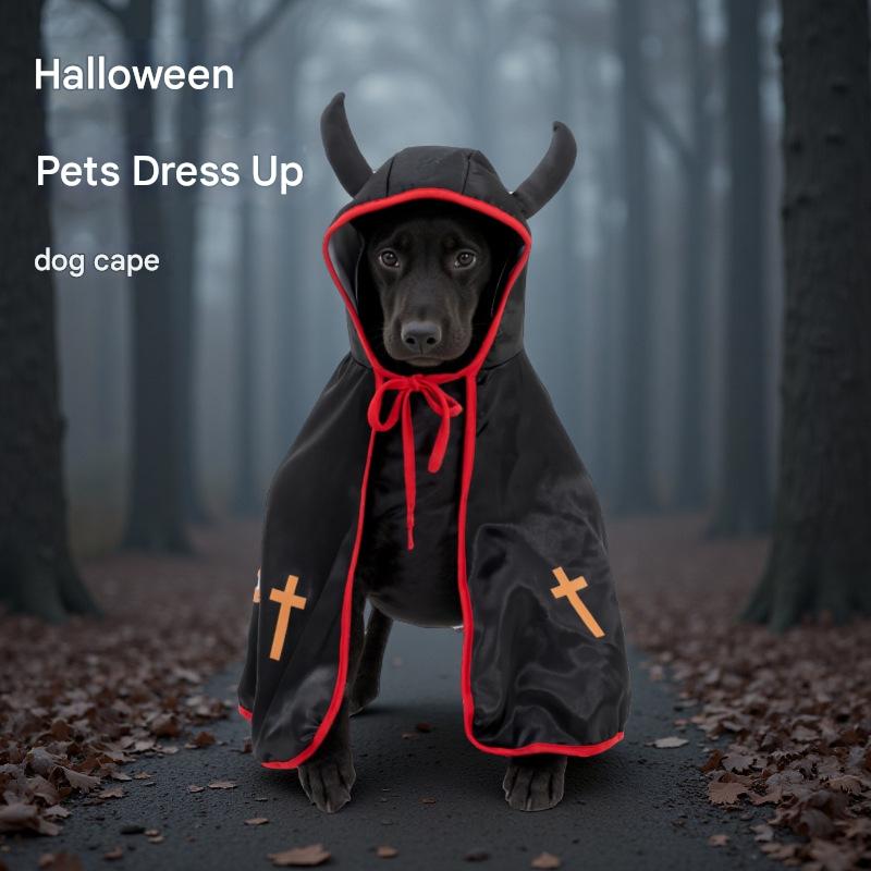 Halloween Town Enchanted Pet Capes & Cloaks for Cats & Dogs - CatebyPets