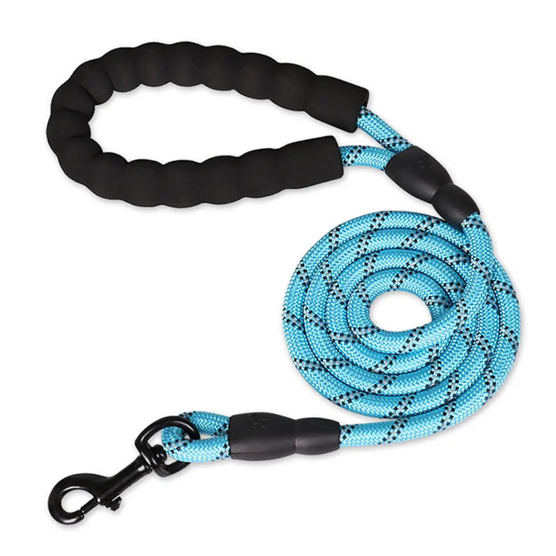150/200/300cm Strong Dog Pet Leash Reflective Leash Large Small Dog Leash Golden Retriever Explosion Proof Punching Dog Harness - CatebyPets
