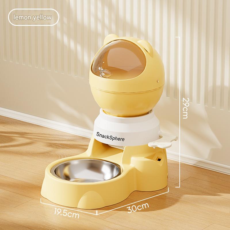 Interactive Dog Feeder With Foot-Operated Automatic Dispensing - CatebyPets