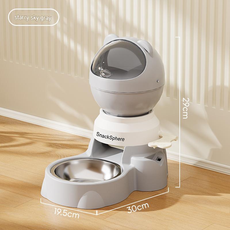 Interactive Dog Feeder With Foot-Operated Automatic Dispensing - CatebyPets