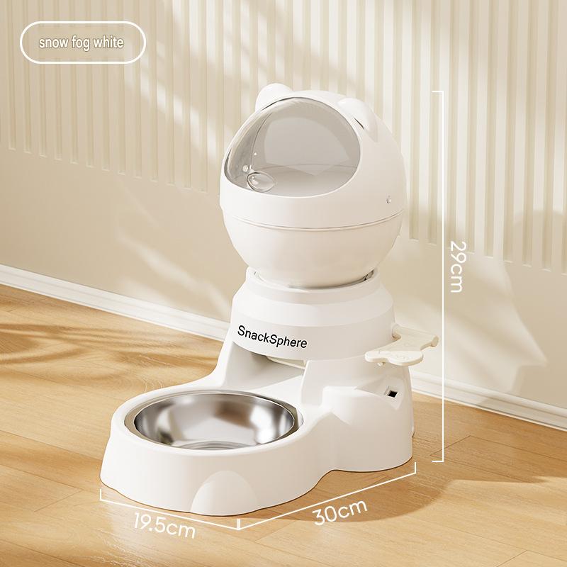 Interactive Dog Feeder With Foot-Operated Automatic Dispensing - CatebyPets