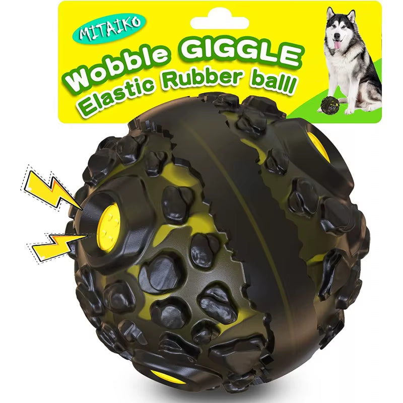 Interactive Dog Ball Squeaky Sound - CatebyPets