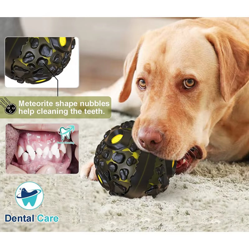 Interactive Dog Ball Squeaky Sound - CatebyPets
