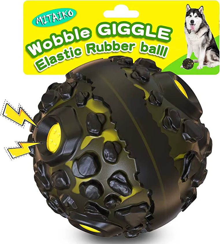 Interactive Dog Ball Squeaky Sound - CatebyPets