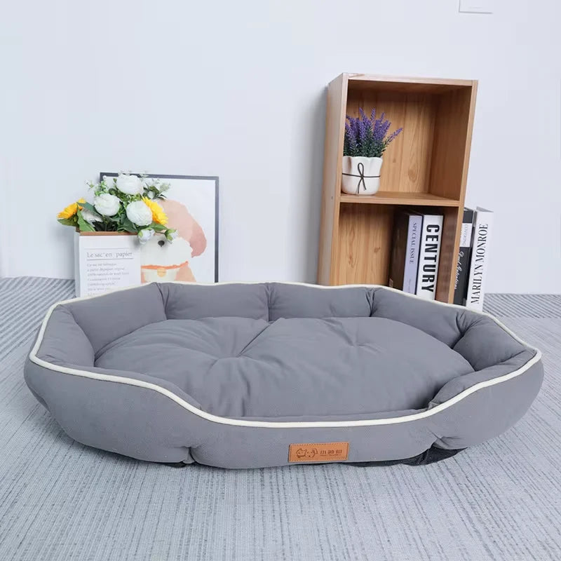 Pet Sofa Sleeping Bed Large Dog Bed House for Cats Big Space Dog Sofa Sleeping Mat Winter Warm Dog Cushion - CatebyPets